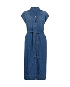 MOS MOSH KJOLE, MMPITTI NALIN DRESS, MID BLUE